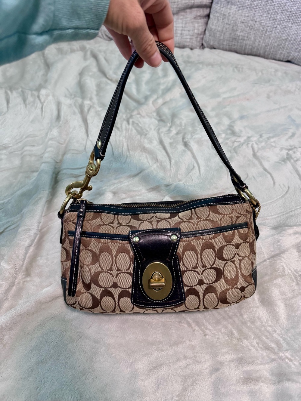 *RARE* Coach Legacy 65th Anniversary Leather & Jacquard Vintage Shoulder Bag